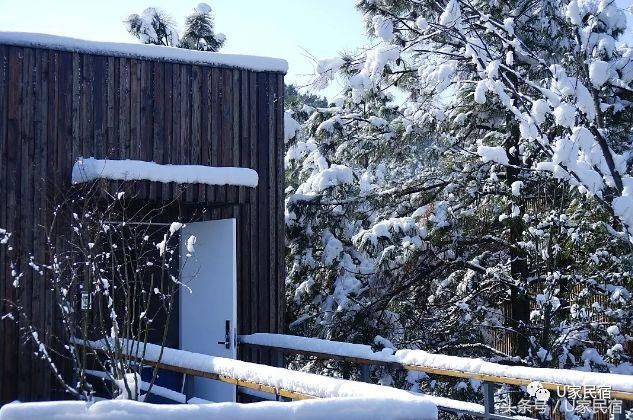 冬天就是要在隐居森林中竹海雪野里来一场温泉SPA